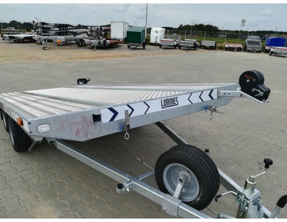LORRIES tilting Car Transporter PLI 27-5021 integrated ramps GVW 2700kg  installed alu sheet