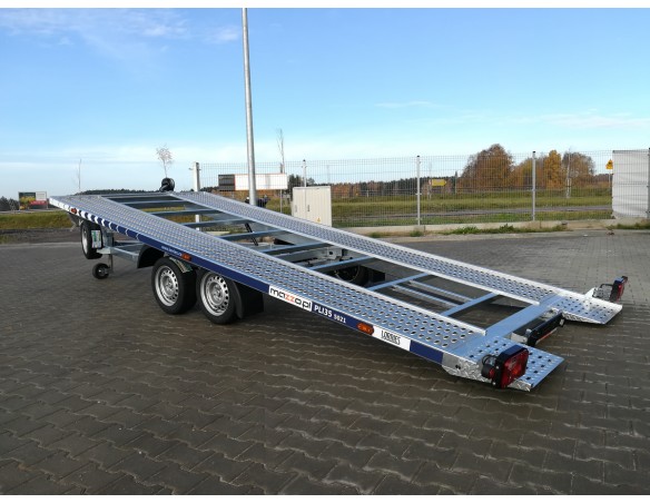 L35G65P Wiola Car Trailer GVW 3500kg tiltable for cargo van, triaxial 