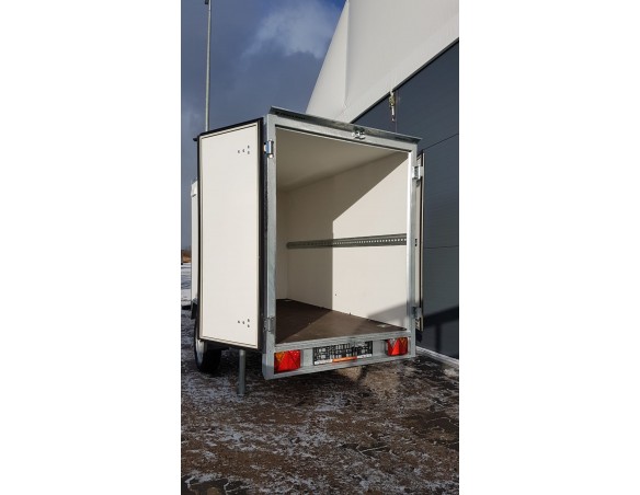 TEMA BOX closed box trailer GVW 1300kg