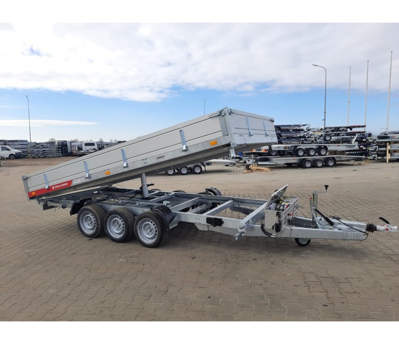 TIPPER 4020/3 trailer with hand pump...