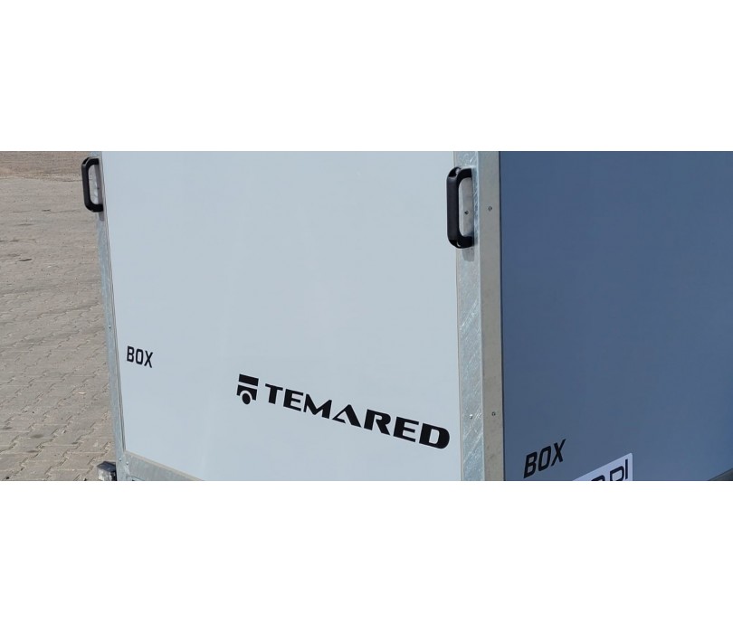 TEMARED BOX 2512 closed box trailer...